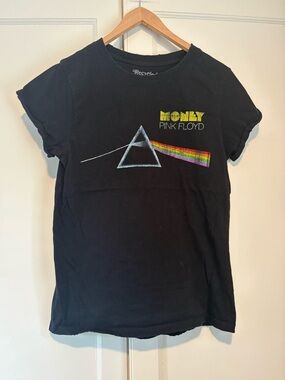 Recycled Karma Distressed Pink Floyd Graphic Tee
